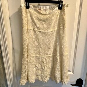 Sundance Lace Ivory Skirt